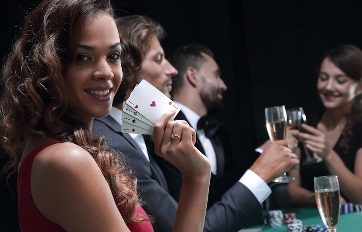 Antarmuka aplikasi mobile deposlot88 menampilkan dealer langsung blackjack dan menu navigasi